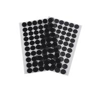 cyclingcolors Adhesivo Redondo Doble Cara Pegajoso Monedas Lunares Puntos Adhesivo Cintas Gancho Bucle para Materiales Enseñanza Escolar Uso Doméstico 60 pares 15mm, negro