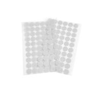 cyclingcolors Adhesivo Redondo Doble Cara Pegajoso Monedas Lunares Puntos Adhesivo Cintas Gancho Bucle para Materiales Enseñanza Escolar Uso Doméstico 60 pares 15mm, blanco