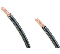 cyclingcolors Avant + arrière 2 Cables eléctricos 2100 Dinamo Bicicleta, Unisex Adulto, Negro, 900 + 2000 mm