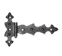 cyclingcolors Bisagras antiguas negras 70x105mm metal puertas armario madera retro vintage negro