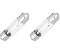 cyclingcolors Bombilla 12V 21W 15 x 44 mm SV8.5 festón lámpara coche faro plafon retrovisore salpicadero techo (Paquete de 2)