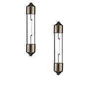 cyclingcolors Bombilla de Lanzadera, SV6, 6V, 3W, 6mm x 36mm, Paquete de 2