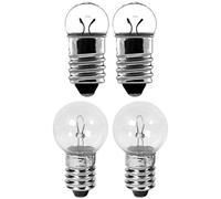 Cyclingcolors - Bombilla para bicicleta (6 V, 0,6 W, 2,4 W, 4 piezas)