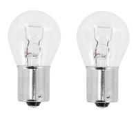 cyclingcolors Bulbo, BA15S, 12V, 21W, Transparente, Paquete de 2