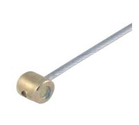 cyclingcolors Cable de acelerador para motocicleta, scooter, ciclomotor, diámetro 1,2 mm, longitud 2 m, cabezal Ø 5,5 x 6,5