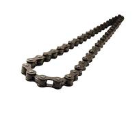 cyclingcolors Cadena para ciclomotor 3.30X12.7 compatible con el conjunto de arranque/pedal Peugeot 103 / MBK 51 / Solex 3800 Bronce 112M + eslabón rápido