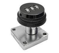 cyclingcolors cerradura mecánica para mueble con combinación de 3 cifras cierre cajón armario taquilla almacenamiento oficina, gris oscuro