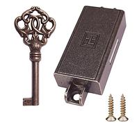 cyclingcolors Cerradura para armario con llave antigua mueble antiguo rústica cajón puerta, Derecha