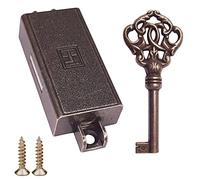 cyclingcolors Cerradura para armario con llave antigua mueble antiguo rústica cajón puerta, Izquierda