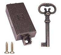 cyclingcolors Cerradura para armario con llave antigua mueble cajón puerta rústica vintage, Izquierda