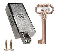 cyclingcolors Cerradura para armario con llave latón oro antigua mueble cajón puerta, Izquierda