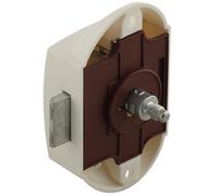 cyclingcolors Cerradura para armario mueble autocaravana cajón puerta 25mm, blanco