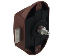 cyclingcolors Cerradura para armario mueble autocaravana cajón puerta 25mm, marrón oscuro