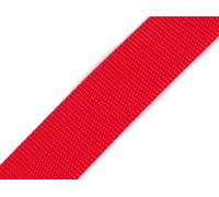 cyclingcolors Cinta de Correa Polipropileno, Ancho 38 mm, Largo 5 Metros, Cuerda para Mochilas, Muebles, sillas, toboganes, mercería, Ropa, Rojo
