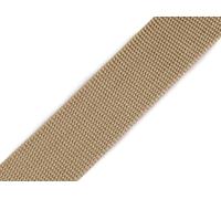 cyclingcolors Cinta de Correa Polipropileno, Ancho 38 mm, Largo 5 Metros, Cuerda para Mochilas, Muebles, sillas, toboganes, mercería, Ropa, Beige