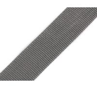 cyclingcolors Cinta de Correa Polipropileno, Ancho 38 mm, Largo 5 Metros, Cuerda para Mochilas, Muebles, sillas, toboganes, mercería, Ropa, Gris