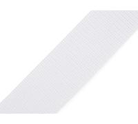 cyclingcolors Cinta de Correa Polipropileno, Ancho 50 mm, Largo 5 Metros, Cuerda para Mochilas, Muebles, sillas, toboganes, mercería, Ropa, Blanco