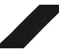 cyclingcolors Cinta de Correa Polipropileno, Ancho 50 mm, Largo 5 Metros, Cuerda para Mochilas, Muebles, sillas, toboganes, mercería, Ropa, Negro
