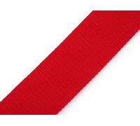 cyclingcolors Cinta de Correa Polipropileno, Ancho 50 mm, Largo 5 Metros, Cuerda para Mochilas, Muebles, sillas, toboganes, mercería, Ropa, Rojo