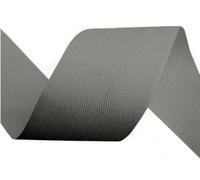 cyclingcolors cinta de sarga de algodón en espiga ancho 50mm x longitud 50m, gris