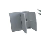 cyclingcolors clip bloqueador de manivela persiana enrollable con placa desplazada gris soporte guía controlador de plástico universal ventana de pared de tornillo