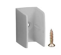 cyclingcolors Clip bloqueador de manivela persiana enrollable gris soporte guía mando plástico 15 mm - 18 mm universal ventana pared de tornillo