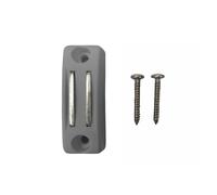 cyclingcolors clip magnético bloqueador de manivela persiana enrollable gris soporte guía controlador de plástico universal ventana de pared de tornillo