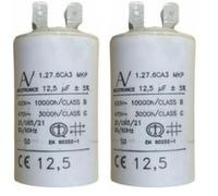 cyclingcolors Condensador de Arranque motor Bomba de agua 12,5µF Ø35mm 60mm (Paquete de 2)