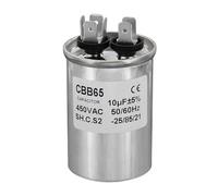 cyclingcolors Condensador de Arranque motor CBB65 20uF 450V metal cortacésped compresor