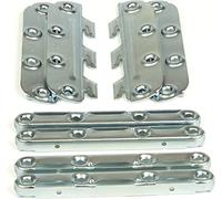 cyclingcolors conector de cama muebles 130mm acero plateado montaje soporte fijación batten base cierre de carril riel regulable ajustable