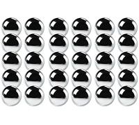 cyclingcolors Eje de Rueda Delantera Hueco Bici 9mm x 108mm Negro Tuerca cónica + 30x Bolas 4.76mm 3/16" buje Bicicleta