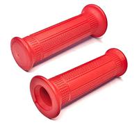cyclingcolors Empuñaduras universale Manillar Moto 22mm (7/8") 24mm (1") puños Caucho Antideslizante Scooter ciclomotor (Rojo)