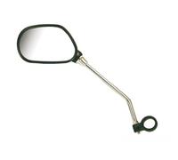 cyclingcolors Espejo retrovisor universal bicicleta carretera urbanas fixie MTB montaña ovalada con lente catadióptrica reflectante izquierda