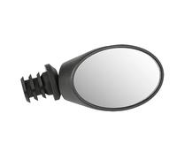cyclingcolors Espejo retrovisor universal bicicleta carretera urbanas fixie MTB montaña Ovalado 75x50mm negro ajustable 360° 3 posiciones para manillar de 22,2mm