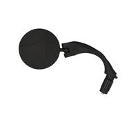 cyclingcolors Espejo retrovisor universal bicicleta carretera urbanas fixie MTB montaña rond Soporte para manillar izquierdo ajustable de 360°, color negro, de 60 mm, 22,2 mm