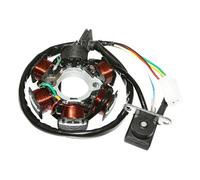 cyclingcolors Estator bobina de encendido del motor de motocicleta scooter ciclomotor compatible con GY6 139qmb 6 polo
