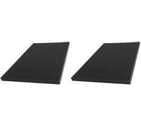 cyclingcolors Filtro de aire espuma universal 300x210mm 60PPI coche moto ciclomotor motocultura cortacésped desbrozadoras aspirar acondicionado recortable, 5mm (Paquete de 2)