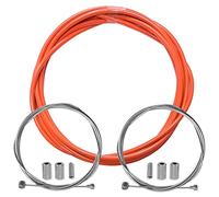 cyclingcolors Funda de freno para bicicleta con cable de freno delantero trasero compatible con Shimano Sram carretera MTB, Naranja