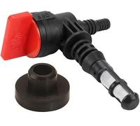 cyclingcolors grifo de combustible compatible con briggs and stratton 192980GS, 208961 con caucho cortacésped tractor 90°