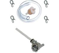 cyclingcolors grifo de combustible compatible con Derbi senda + manguera + filtro + abrazadera moto ciclomotor