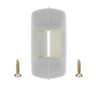 cyclingcolors Guía de correa de persiana enrollable guiado ventana soportes manivela, 12-15mm gris claro