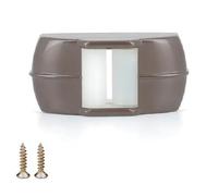 cyclingcolors Guía de correa de persiana enrollable guiado ventana soportes manivela, 12-15mm marrón