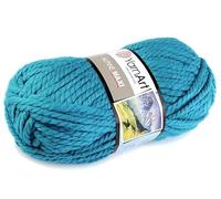 cyclingcolors Hilo acrílico para tejer, ovillo de lana para tejer suéter, chaleco, calcetín, bufanda, gorro, crochet, 250 g, largo 105 m, color azul turquesa