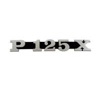 cyclingcolors Insignia de Panel Lateral Compatible con Piaggio Vespa P125X Logo Escudo carrocería restauración Scooter Referencia Original 181327