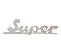 cyclingcolors Insignia de Parabrisas Delantero Compatible con Piaggio Vespa Super Logo Escudo carrocería restauración Scooter Referencia Original 121080