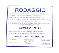cyclingcolors Insignia de rodaje Compatible con Piaggio Vespa 50-90-125cc Logo Escudo carrocería restauración Scooter Referencia Original 610170M003