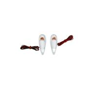 cyclingcolors Intermitentes adhesivo clip-on indicadora luz moto ciclomotore scooter, blanco con bombilla naranja (L 62mm / H 23mm / L 18mm)