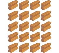 cyclingcolors - Juego de 20 zócalos para Marco de Puerta de 22 mm, Ventana salediza, Muebles de Cocina marrón