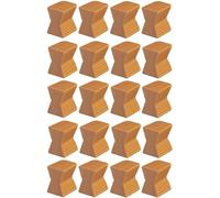 cyclingcolors - Juego de 20 zócalos para Marcos de Puertas y Ventanas de 9,5 mm, Color marrón, para Muebles de Cocina