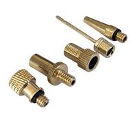 cyclingcolors Kit adaptadores universales Bomba de Aire válvula Presta Dunlop Schrader inflador Coche Moto Bicicleta